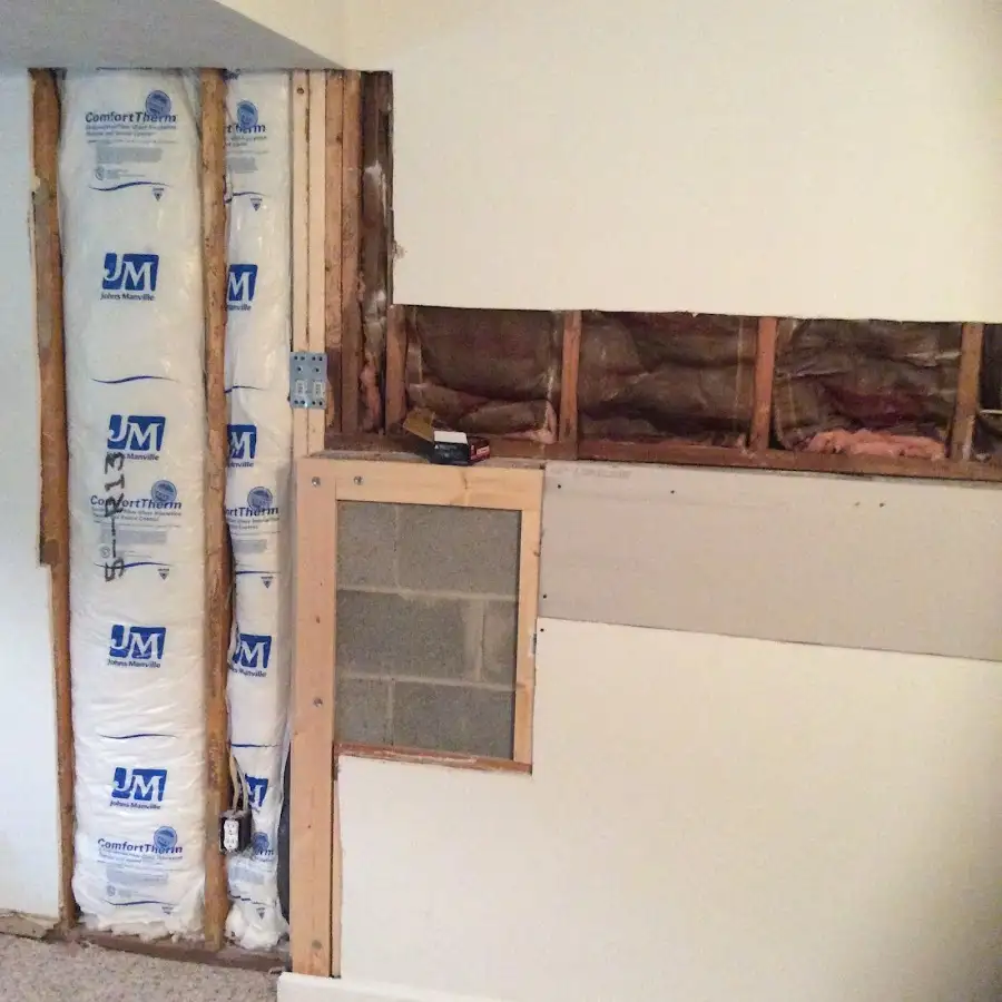 Wall insulation replacement during Odor Removal & Deodorization in Westerly